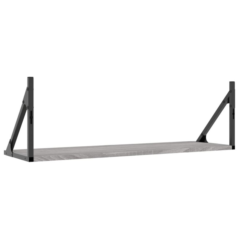 Bohuslavice Bracket Shelf, Grey Sonoma, 25.5 cm H x 80 cm W x 25.5 cm D