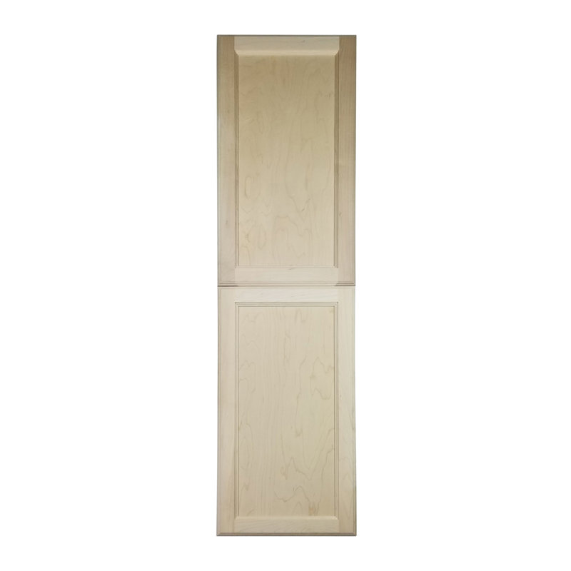 Armoire à pharmacie Donovan, Bois brut, H 59 po x l 15,5 po x P 4,25 po