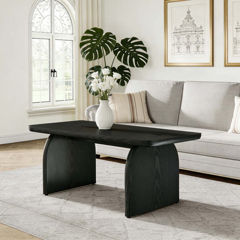 Table basse Farmhouse Center, Noir