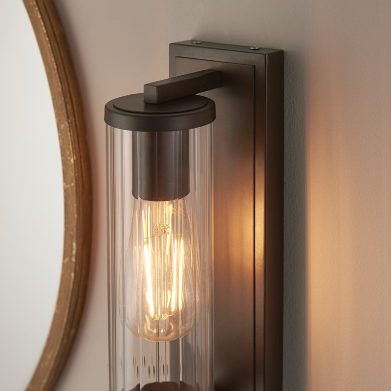 Orwin Candle Wall Light, Dark Bronze