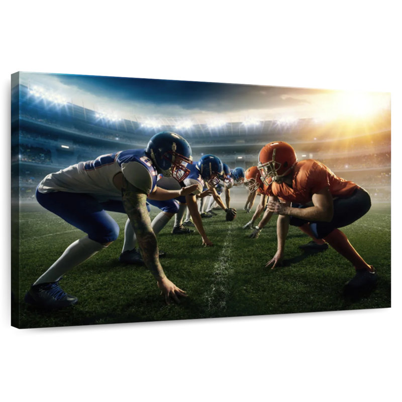 Sireci Football Face Off, 20" H x 30" W