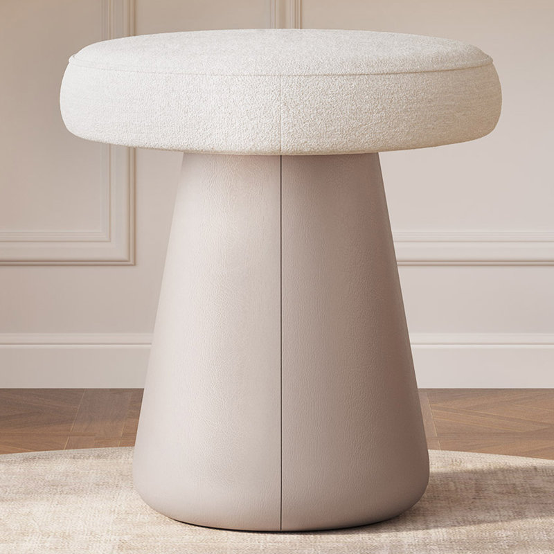 Vanity Stool Soft Cushion, Beige