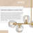 39" Gold Mid Century Chandelier Glass Pendant Light-947264666