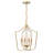 Ilvo Metal 4-Light Candelabra Chandelier