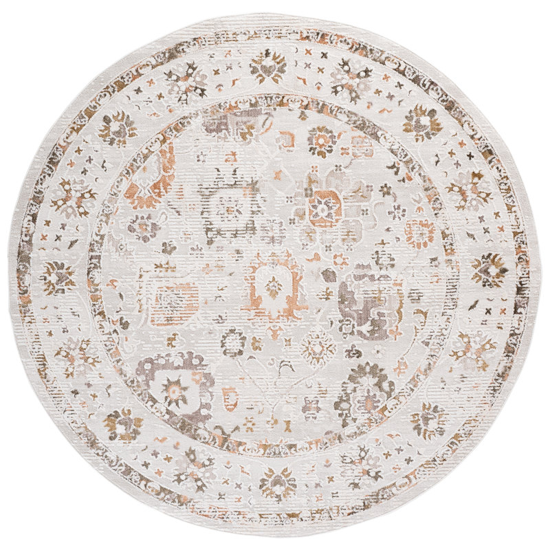 Tapis oriental performance Leonette 516 Leonette, Rond 6 pi 7 po