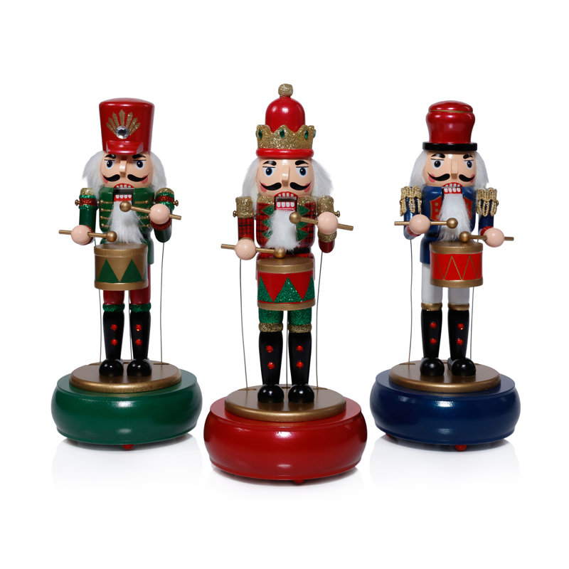 Coffret de 3 boîtes à musique Casse-Noisette