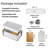 Los Flexi White Undermount Kitchen Sink-111687803-111687804-111687796