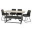 Perlis Metal Base Dining Table