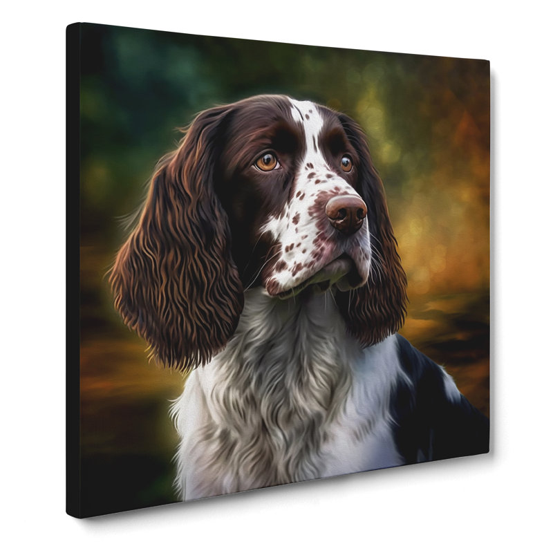 English Springer Spaniel Digital Art - Print