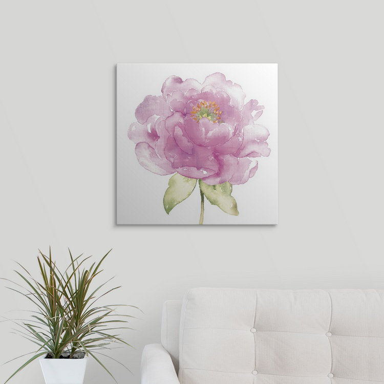 « ii », reproduction d’art Water Flower, H 35 po x l 35 po x P 1,5 po, Toile