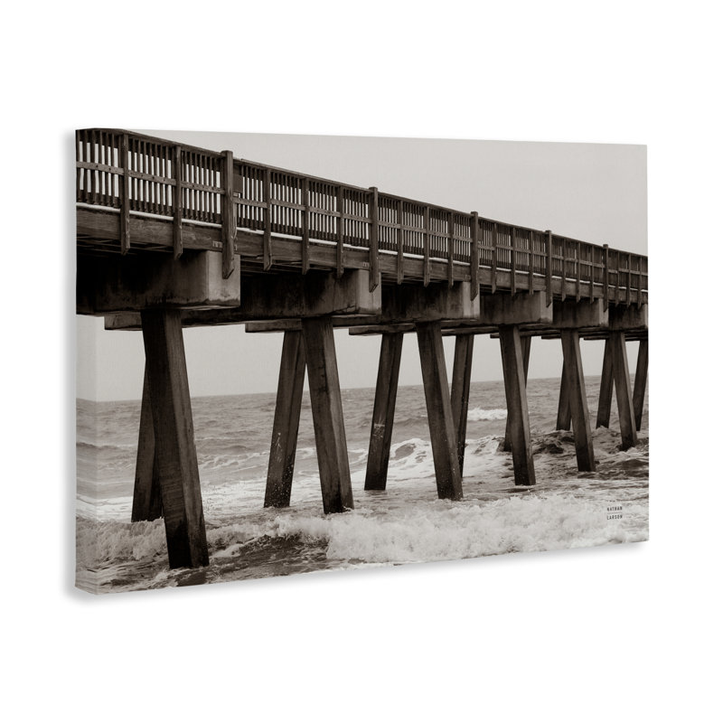 Structure de la jetée, conception par Nathan Larson, H 24 po x l 36 po