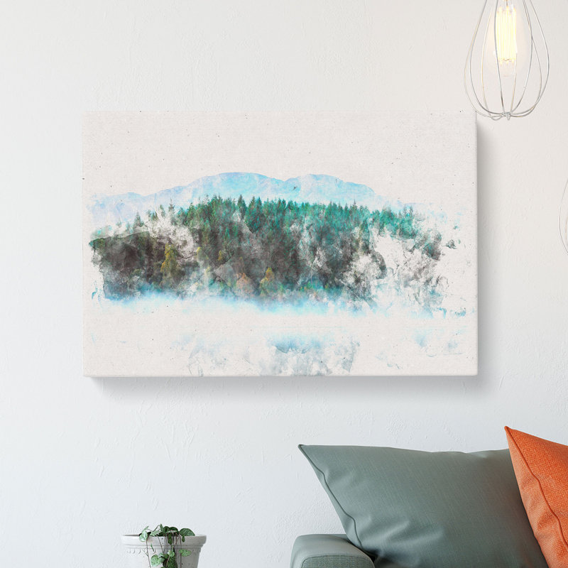 Fir Tree Forest - Wrapped Canvas Print, 50cm H x 76cm W x 3cm D