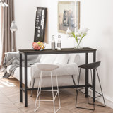 Amner Metal Base Dining Table