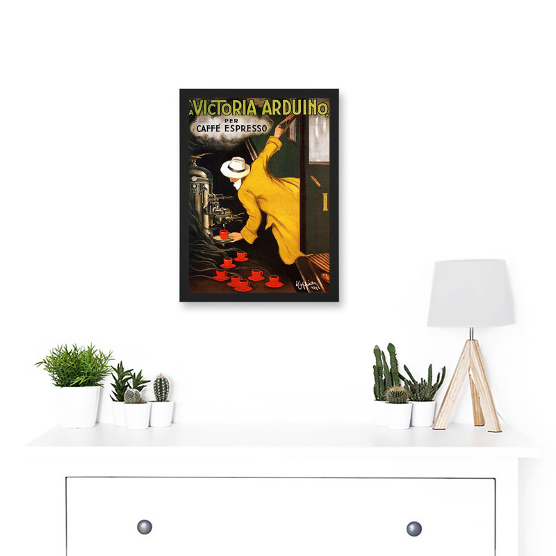 1922 Advert Coffee Espresso Victoria Arduino by Leonetto Cappiello - Single Picture Frame Painting