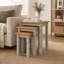 Kawamura Solid Wood Frame Nesting Tables