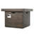 40,000 32'' Square Fire Pit Brown - Create Unforgettable Summer Memories Moments To Remember