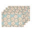 Floral Burst Table Placemat 14x20 Inch-700805769