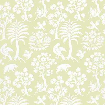 Palm Damask Wallpaper