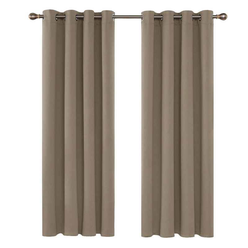 Puran Blackout Curtain Pair, 53cm Width x 240cm Drop