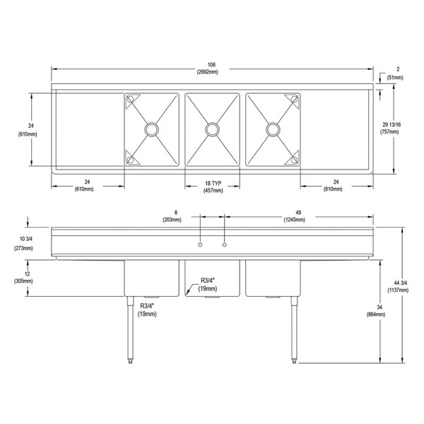 Dimensions du produit