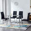 Chaise d'appoint en similicuir