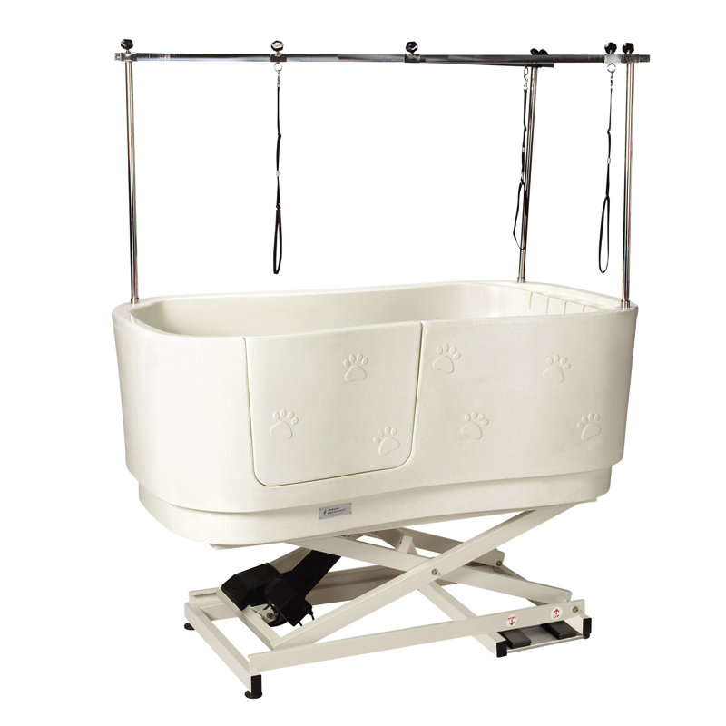 Baignoire de toilettage Poly Pro Lift, blanc