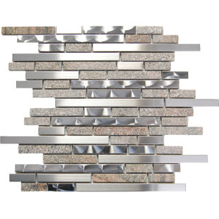Tuile de mosaïque en métal de taille aléatoire