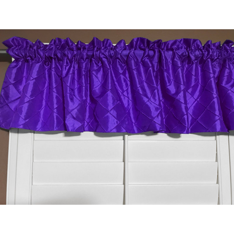Cantonnière sur mesure l 52 po, L 52 po x L 20 po, Mauve