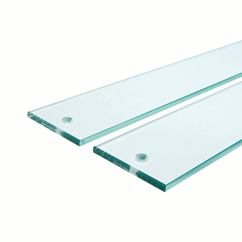 Fortress Clear Tempered Glass Flat Deck Baluster Set, 26" x 3.75"
