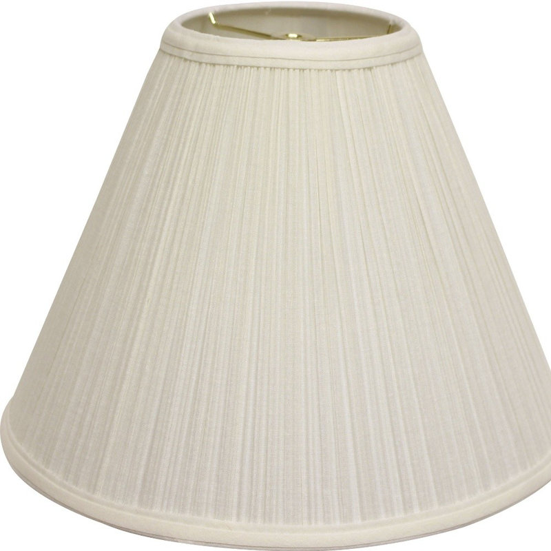 Abat-jour incliné Deep Cone, H 10 po x l 13 po x P 13 po, Blanc