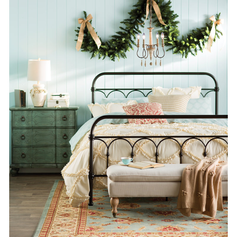 Copake Open-Frame Bed, Queen, Dark Bronze