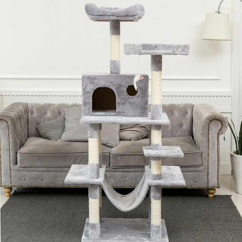 arbre à chat gris
