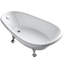 Birthday Bath® 72" x 37-1/2" Soaking Bathtub-1261157033