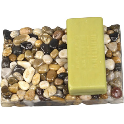 Stone Soap Dish Bathroom Tray Tumbler