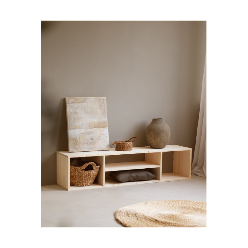 Media Unit Media Console, Beige