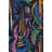 Abstract Guitar Wallpaper Vibrant Eclectic Removable Wall Decor