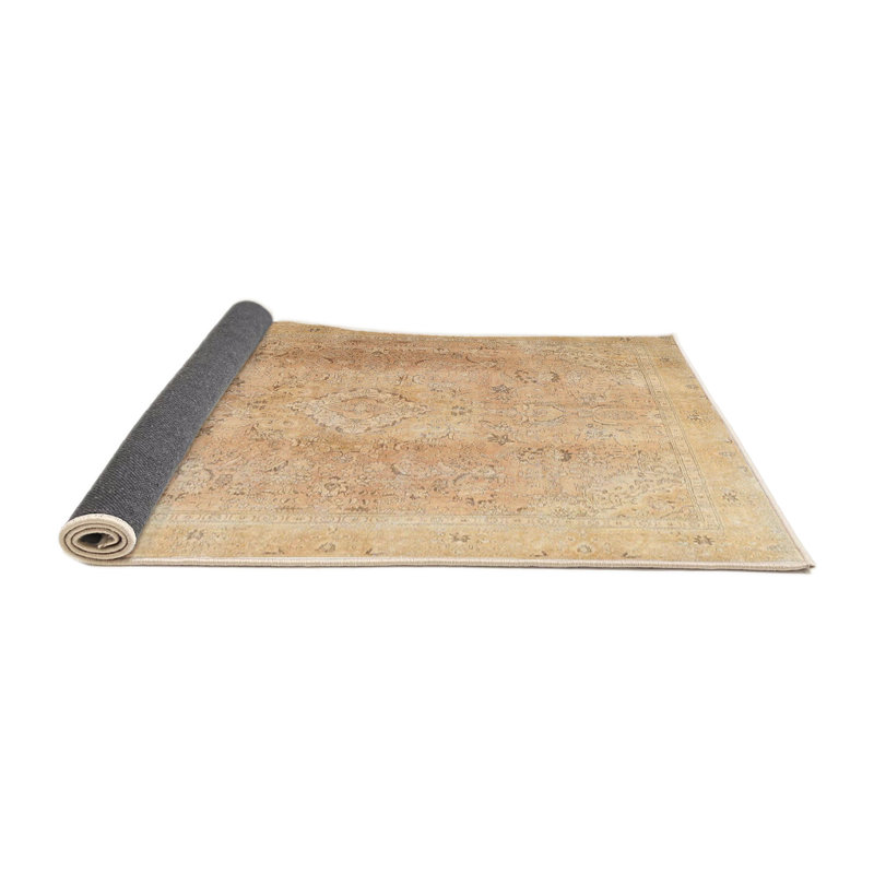 Tapis beige/brun traditionnel Sprecher, Rond 4 pi