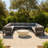 Layelle 150'' Wide Aluminum Patio Sectional with Cushions-61209811-61209812