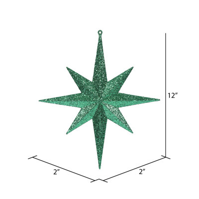Glitter Bethlehem Star Ornament