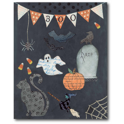 « halloween fantaisie ii », reproduction d’impression sur toile