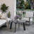 HDPE Round Coffee Table With Slatted Top-1941827053