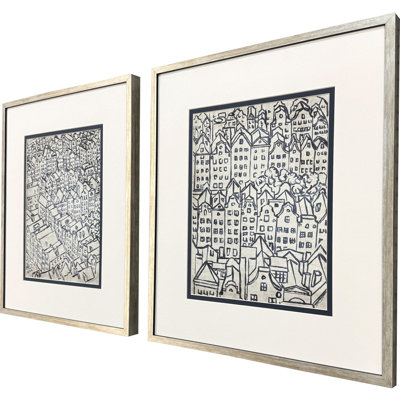 Europe Rooftops Framed Art