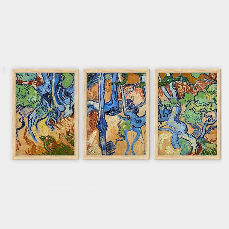 Peinture décorative encadrée, H 13,78 po x l 17,72 po