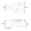 Table basse moderne de style minimaliste classique