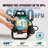 Backpack Leaf Blower 62CC 2-Cycle Gas Leaf Blower 1110CFM Air Volume