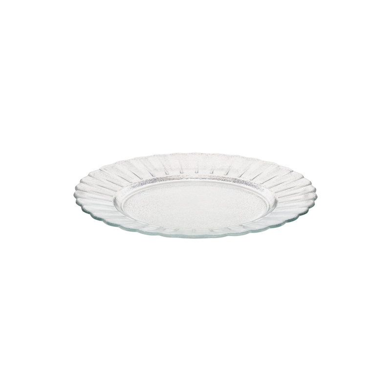 Assiettes à salade en cristal, transparent