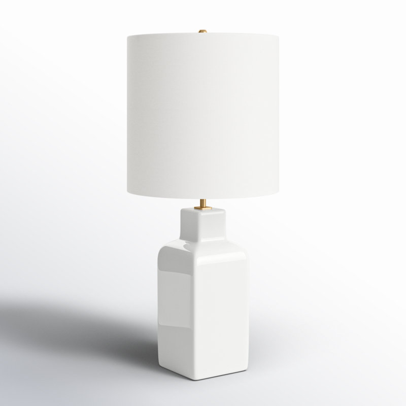 Visual Comfort Studio Ceramic Table Lamp, White