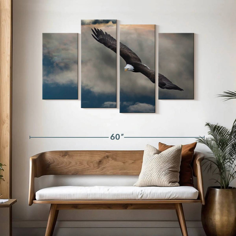 Brampt Soaring Eagle, 32" H x 52" W