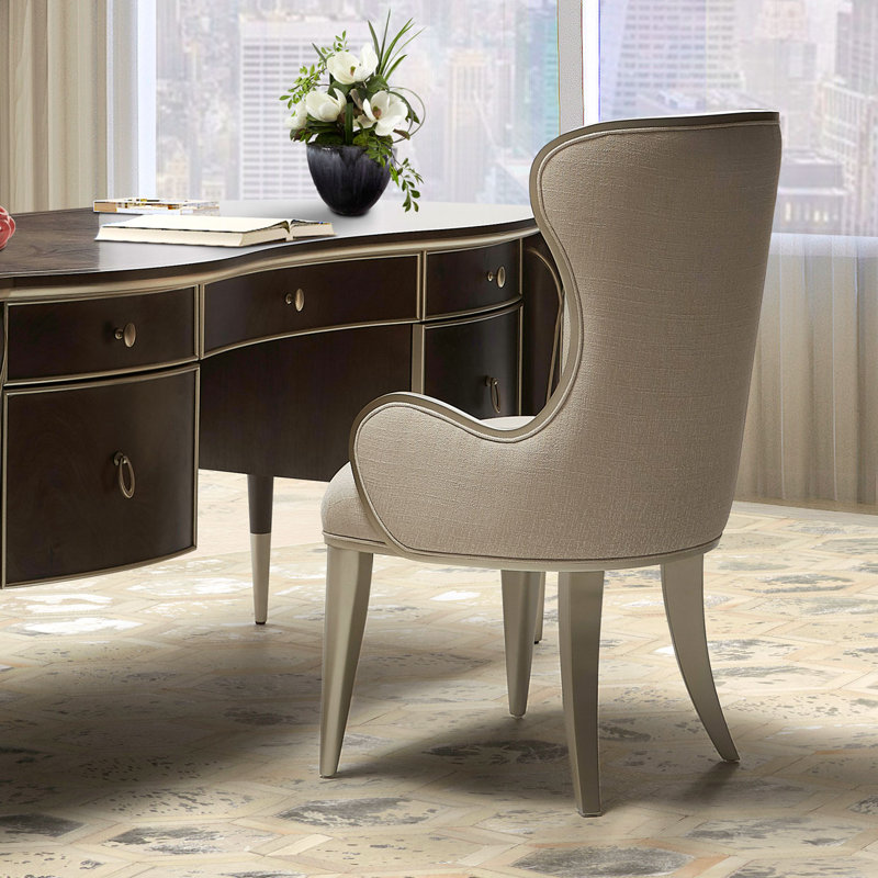 Villa Cherie Desk Chair - Pearl