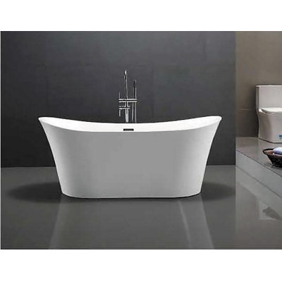 Alexa 59.5'' L Freestanding Soaking Bathtub